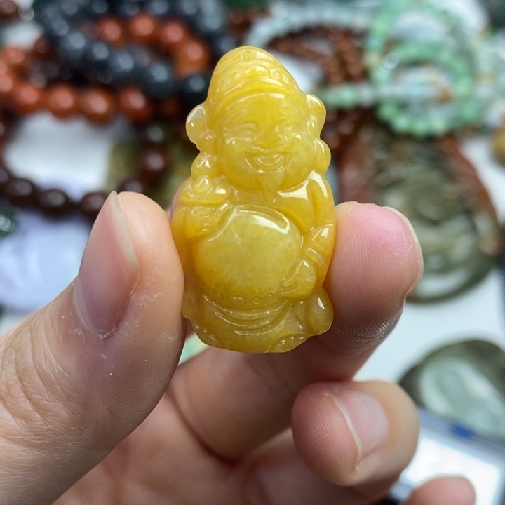 颈饰未镶嵌翡翠吊坠
