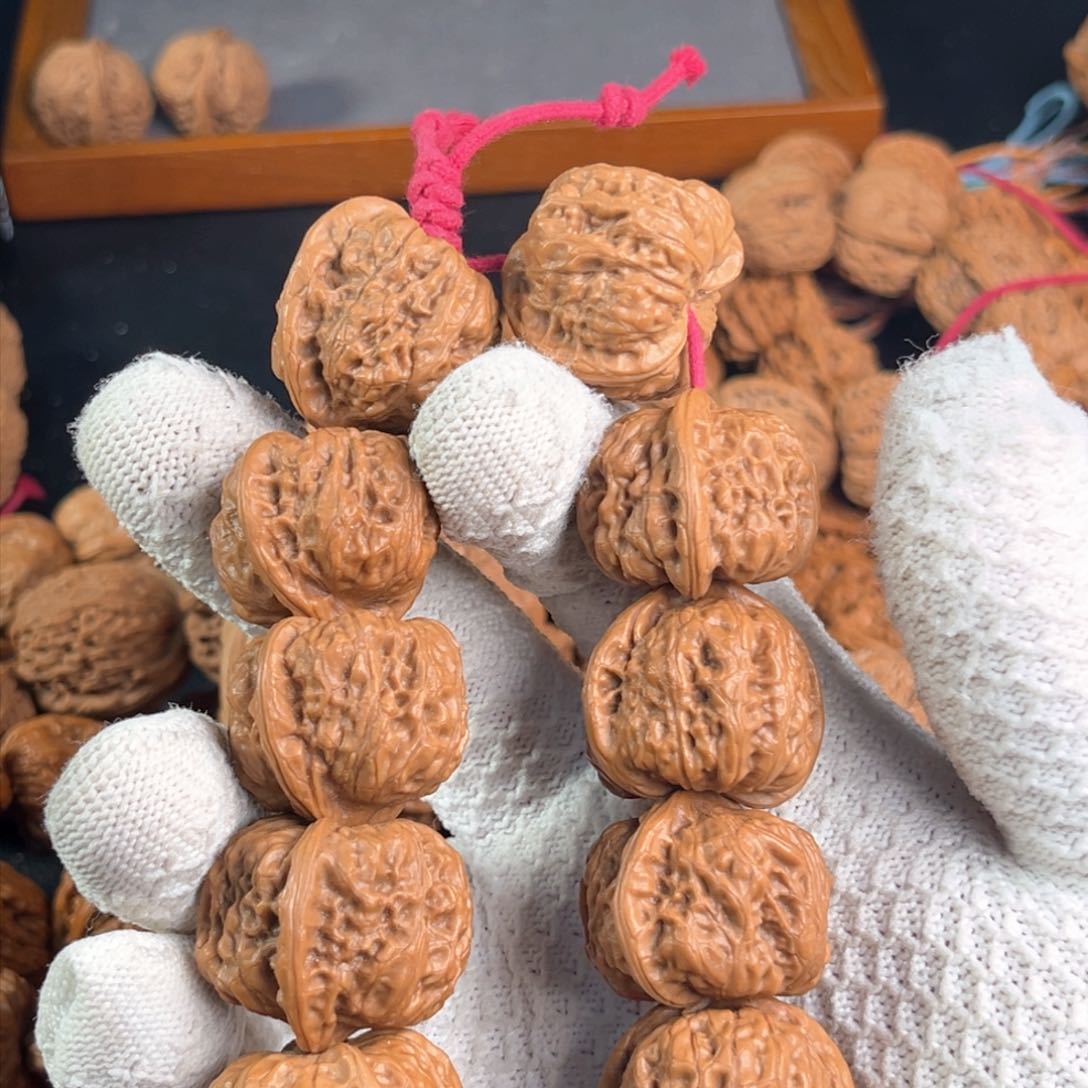 桃核手串L*C元宝核桃