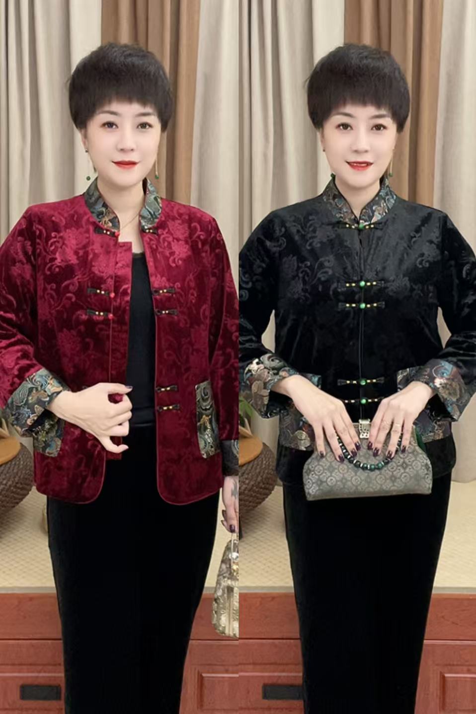 新款2977民族风棉服