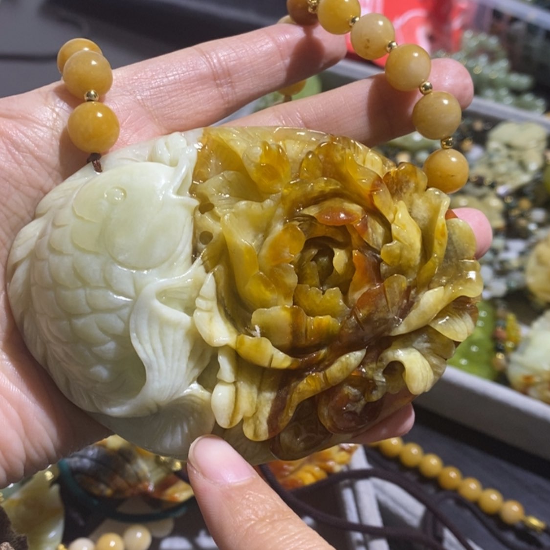 【闪购商品】岫玉毛衣链未镶嵌