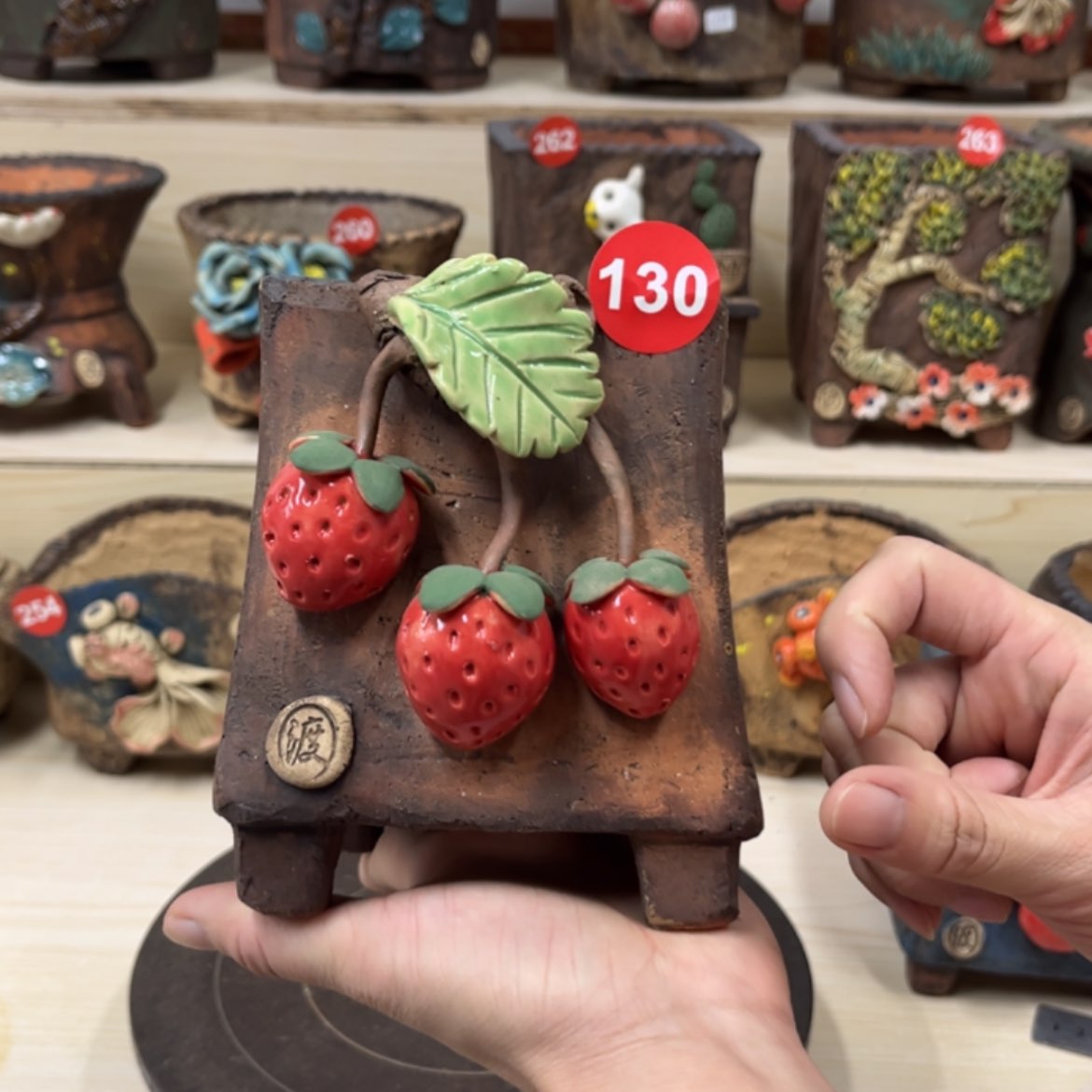 【闪购商品】紫砂花盆130号内口8外高13