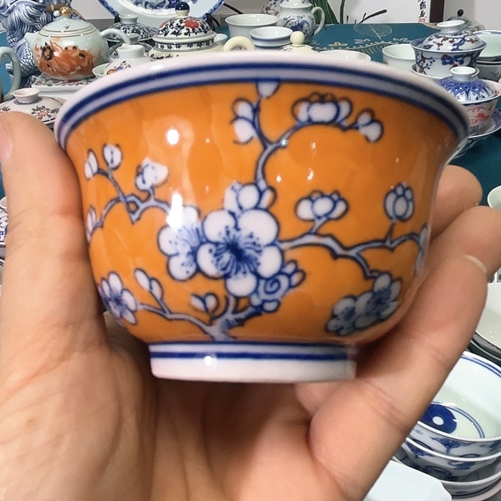 景德镇陶瓷主人杯12344