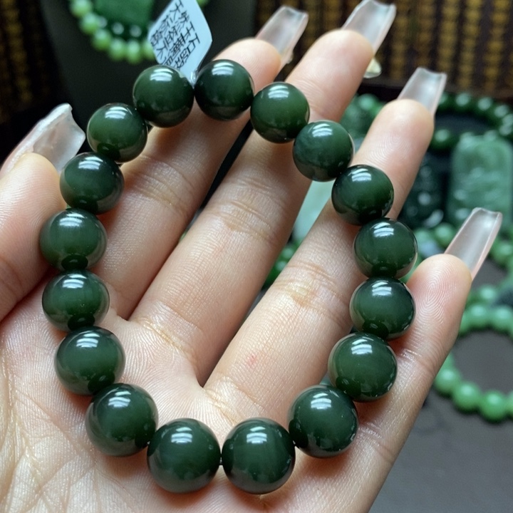 和田玉手串未镶嵌