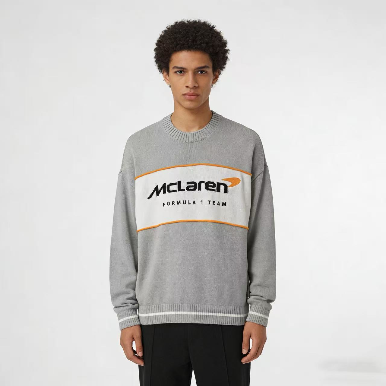 老美的 海鸥×麦K轮圆领套头针织衫