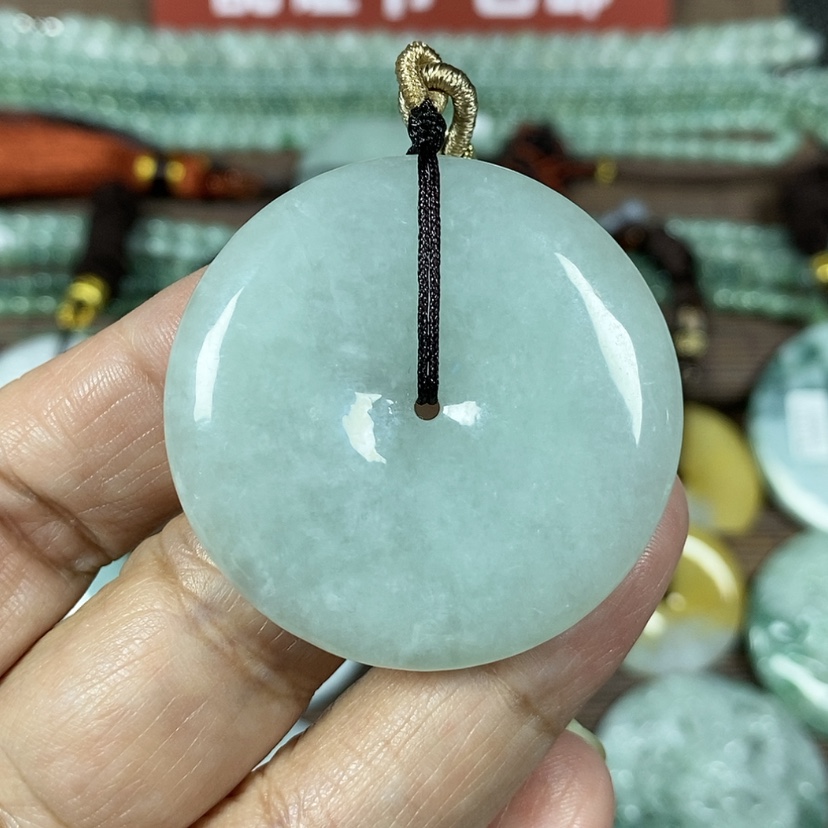 【闪购商品】翡翠颈饰未镶嵌玉吊坠翡翠玉平安扣