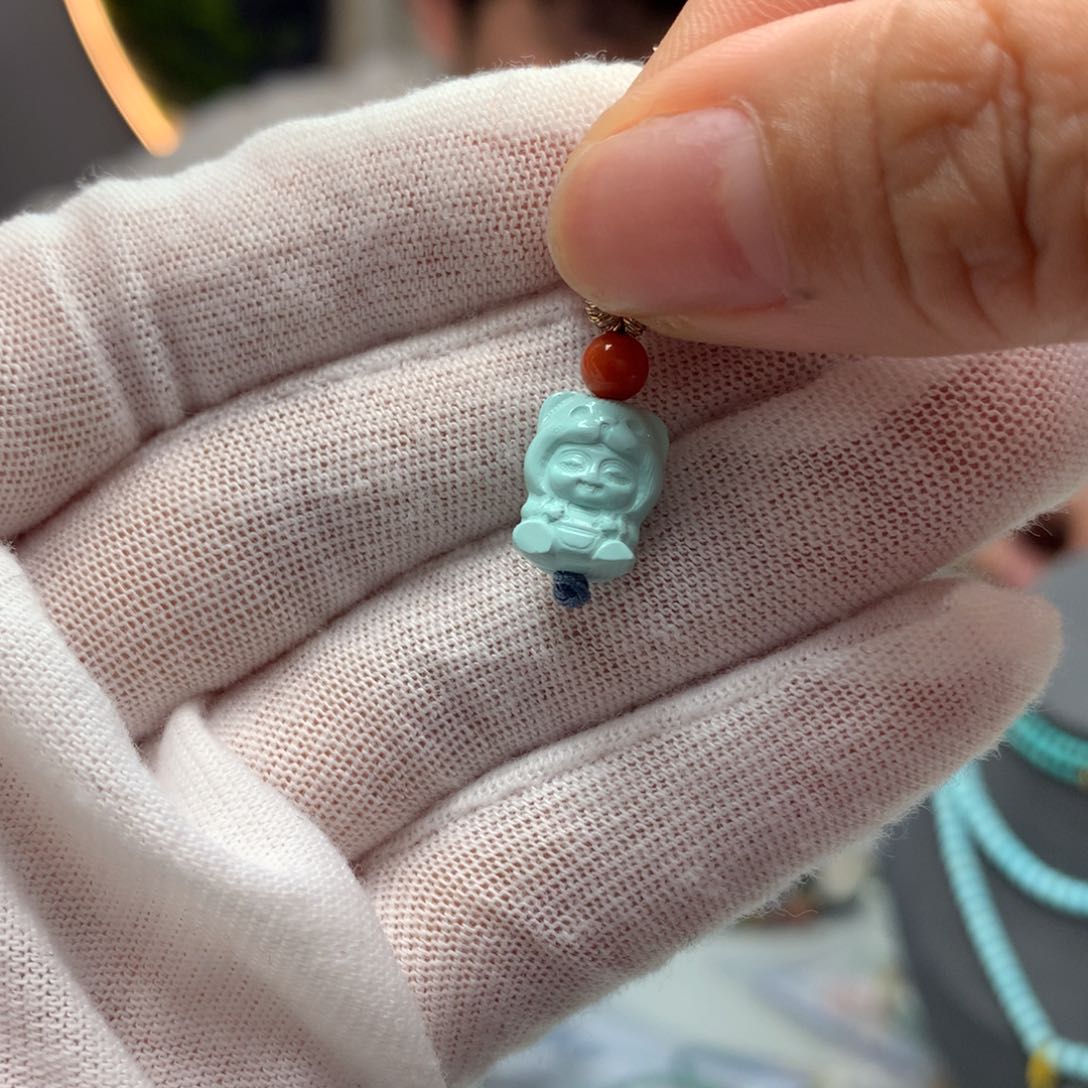 绿松石挂件未镶嵌