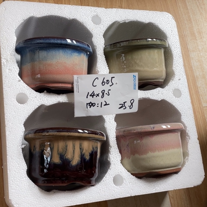 粗陶多肉花盆微瑕605