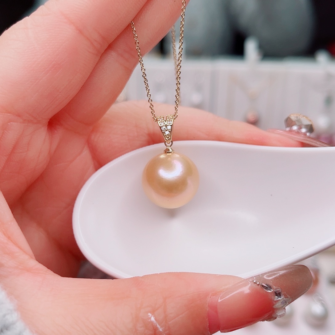 合金吊坠(赠链)淡水珍珠