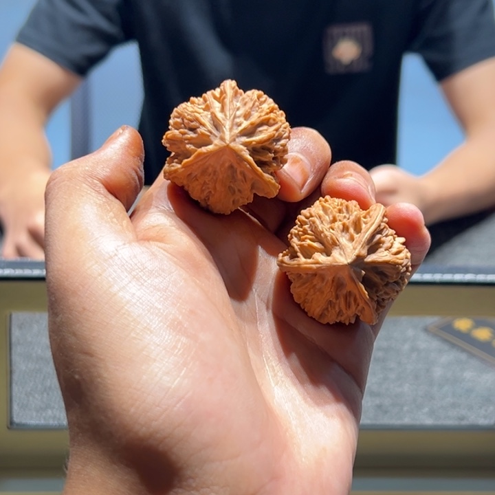 文玩核桃吊坠文山三棱