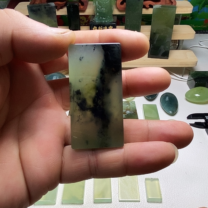 未镶嵌岫玉挂件岫玉