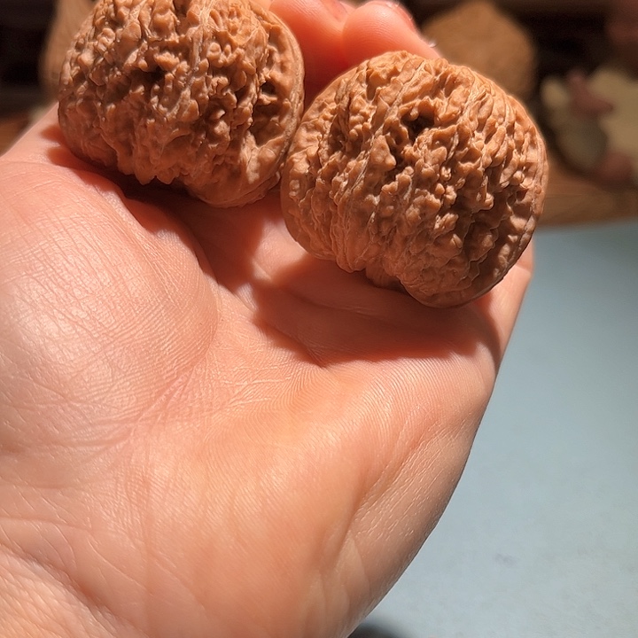 文玩核桃把件狮子头39
