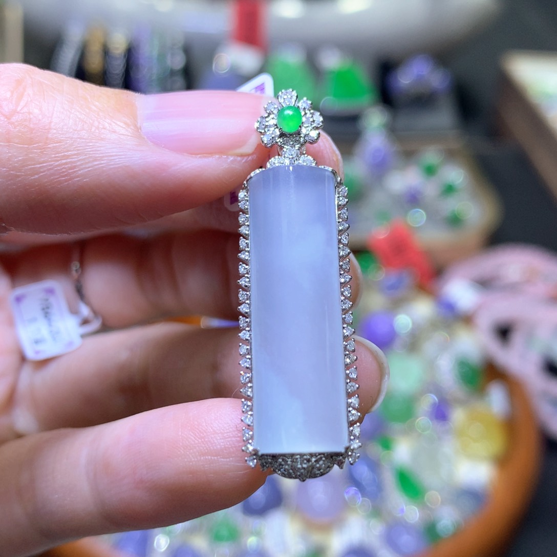 【闪购商品】翡翠颈饰未镶嵌翡翠吊坠项链