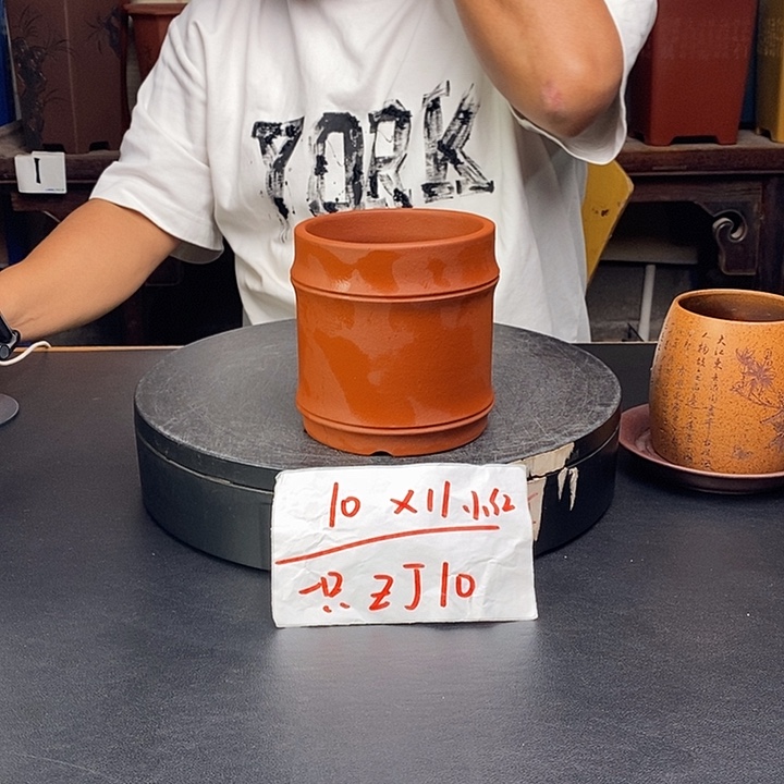 紫砂花盆货号一只zJ10
