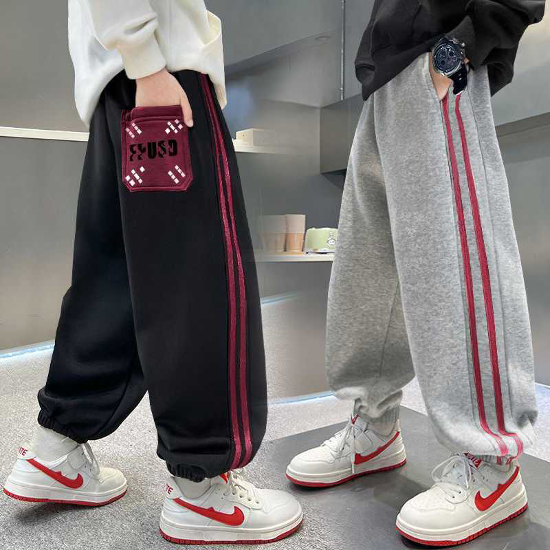 童装男童裤子2025新款运动裤春秋款卫裤中大童休闲长裤休闲裤