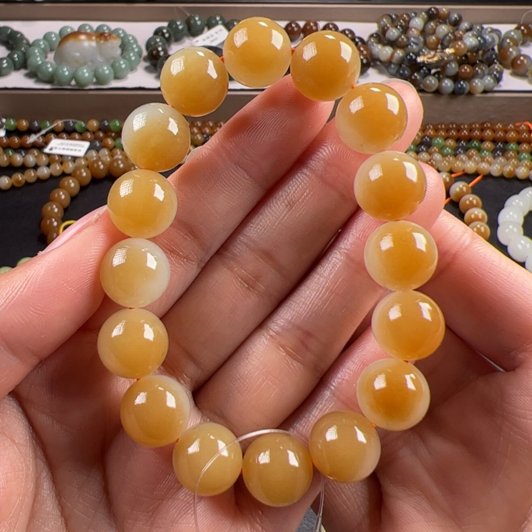 和田玉手链未镶嵌