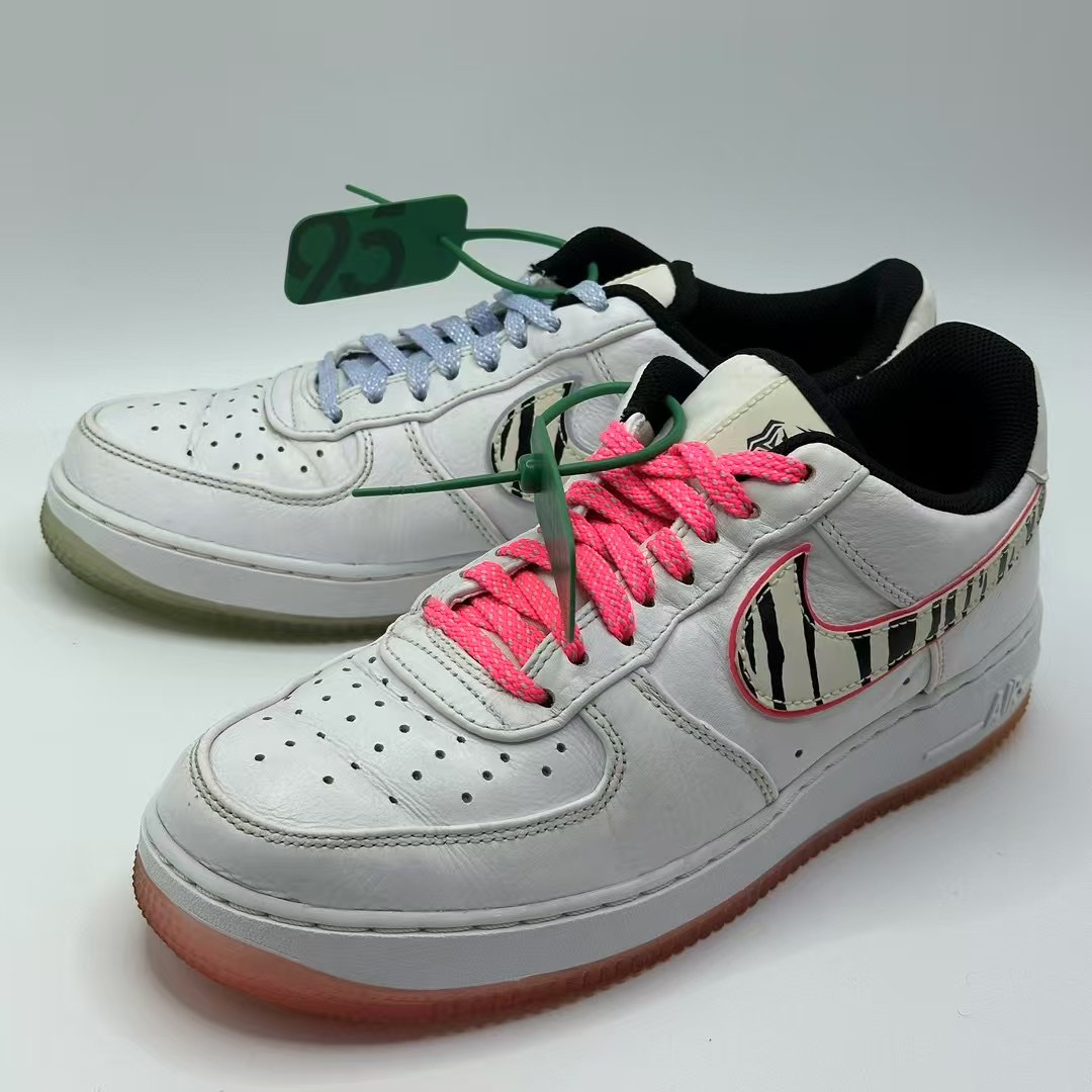42码/ Nike Air Force 1 鸳鸯红蓝 低帮板鞋 cw3919