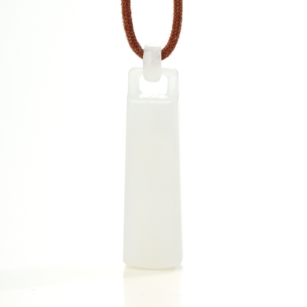 [称心如意]18K金和田玉秤砣挂件46793