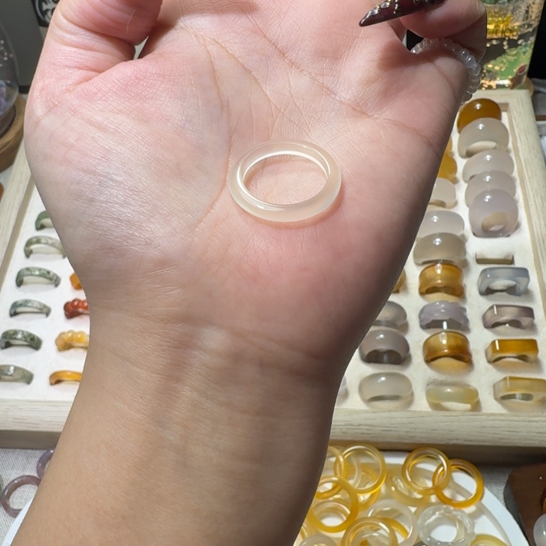 合金戒指玛瑙/玉髓865港16