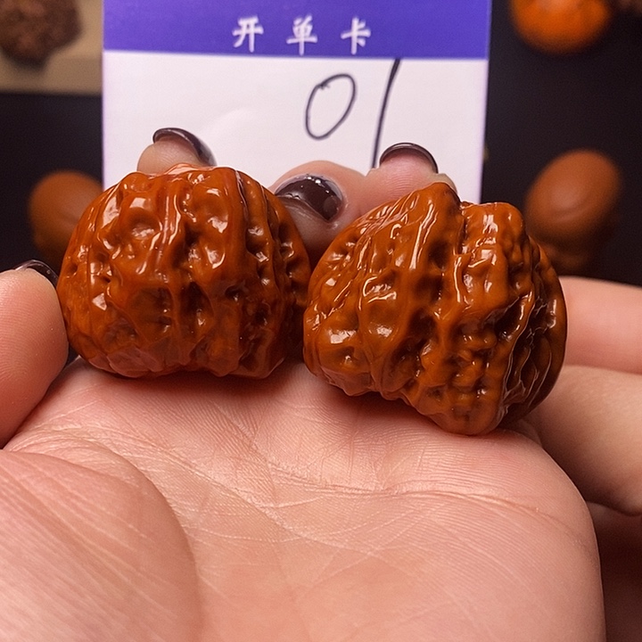 吊坠桃核文玩核桃蛤蟆头36做旧n