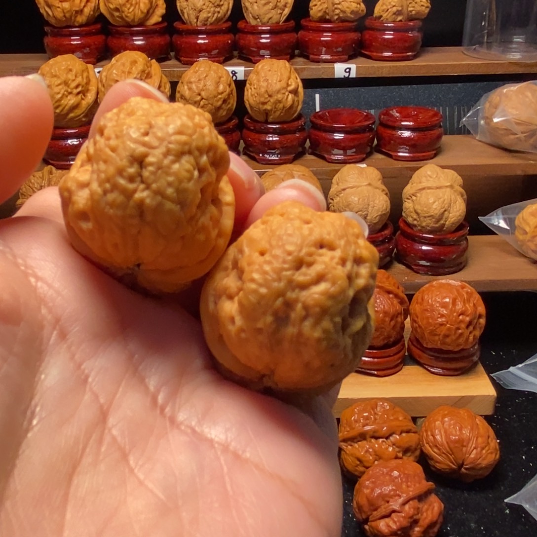 文玩核桃把件魔鬼蛙39尺