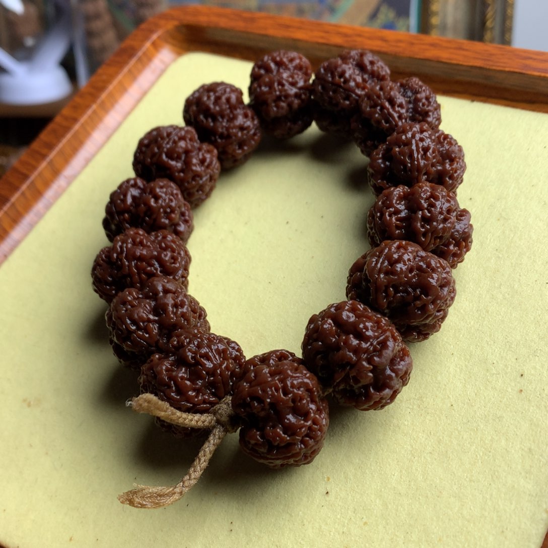 金刚菩提手串迈*水23深沟梅花