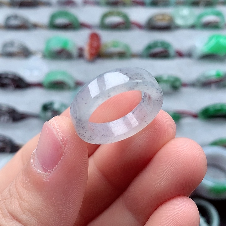 翡翠戒指未镶嵌15-16号