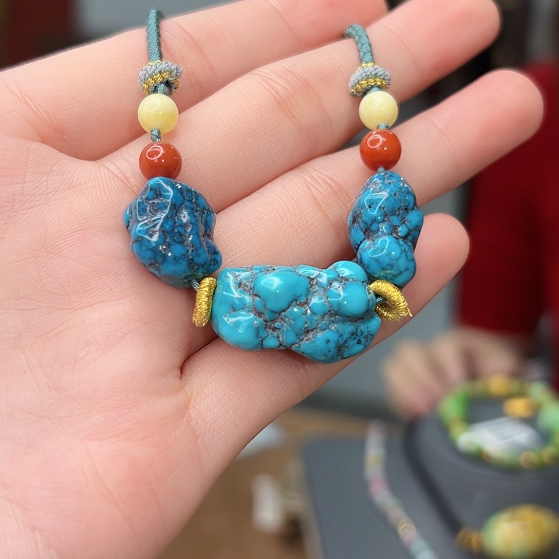 绿松石珠宝奇石未镶嵌