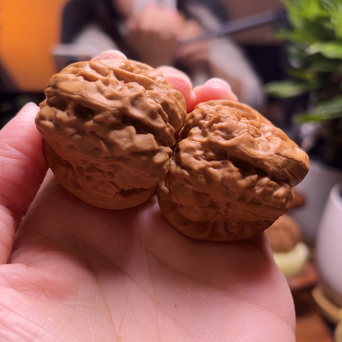 文玩核桃把件40尺蛤蟆18