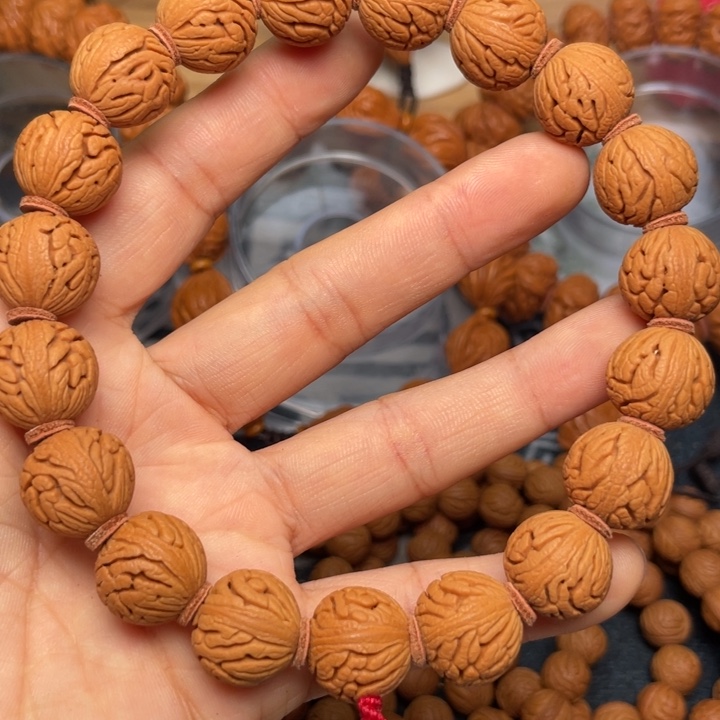 桃核手串龙纹桃核30