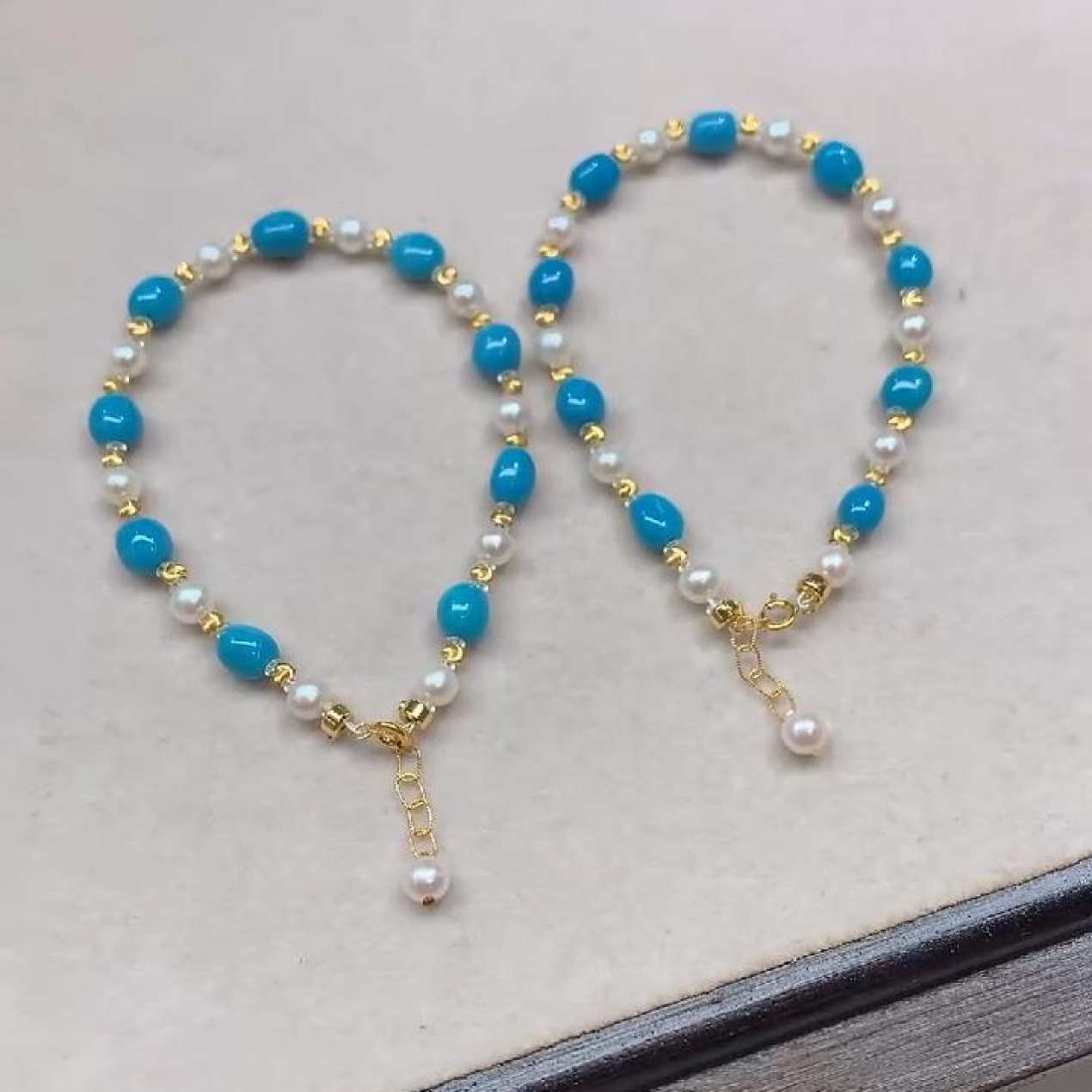 【小鱼严选】绿松手链-18K金-多样性发其一-LW31|BLL3