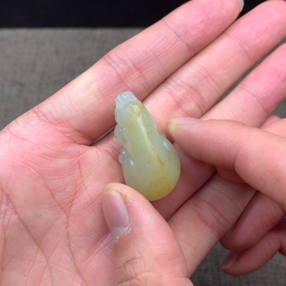 和田玉未镶嵌吊坠(不含链)