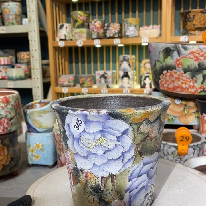 红陶景德镇艺术手绘作品