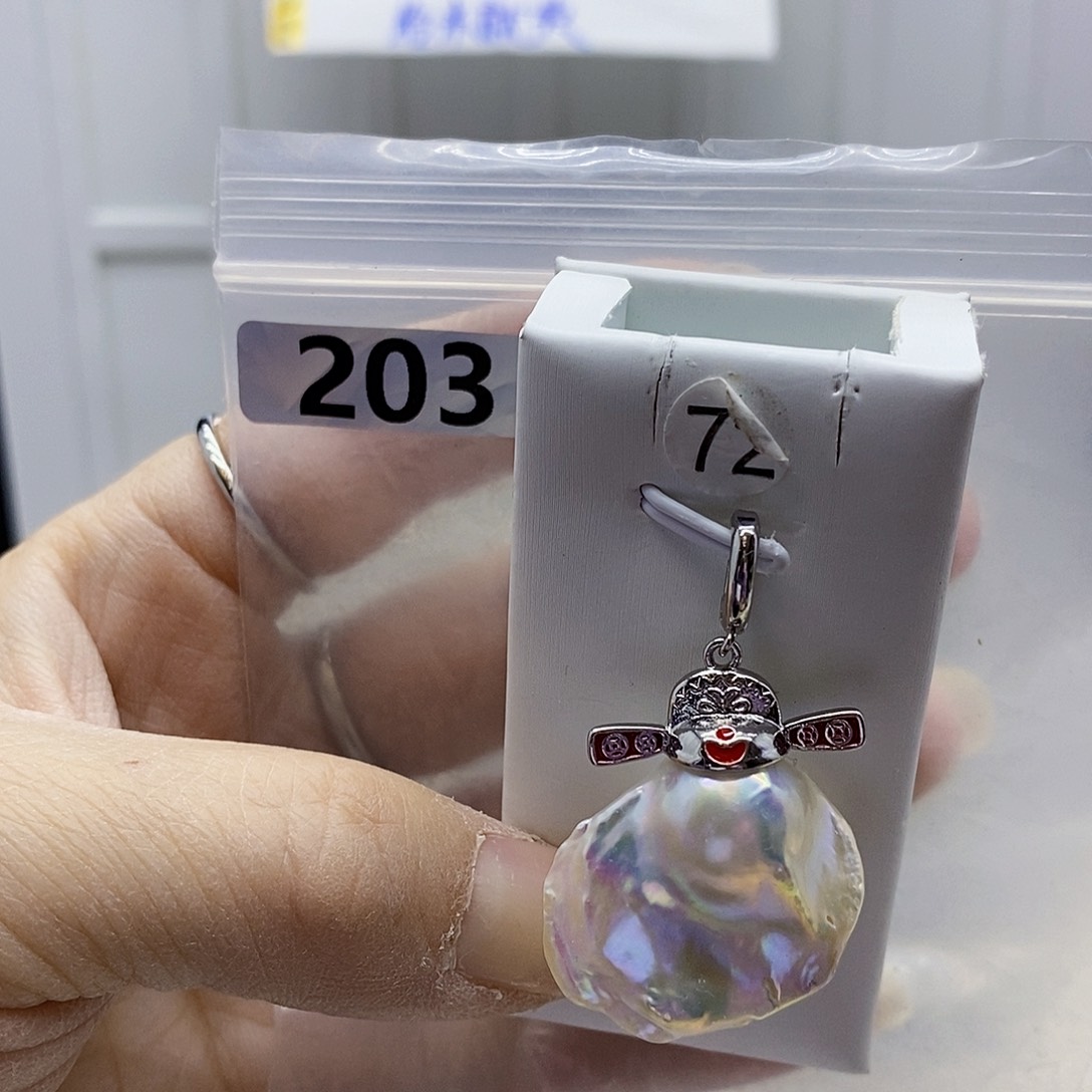颈饰合金淡水珍珠