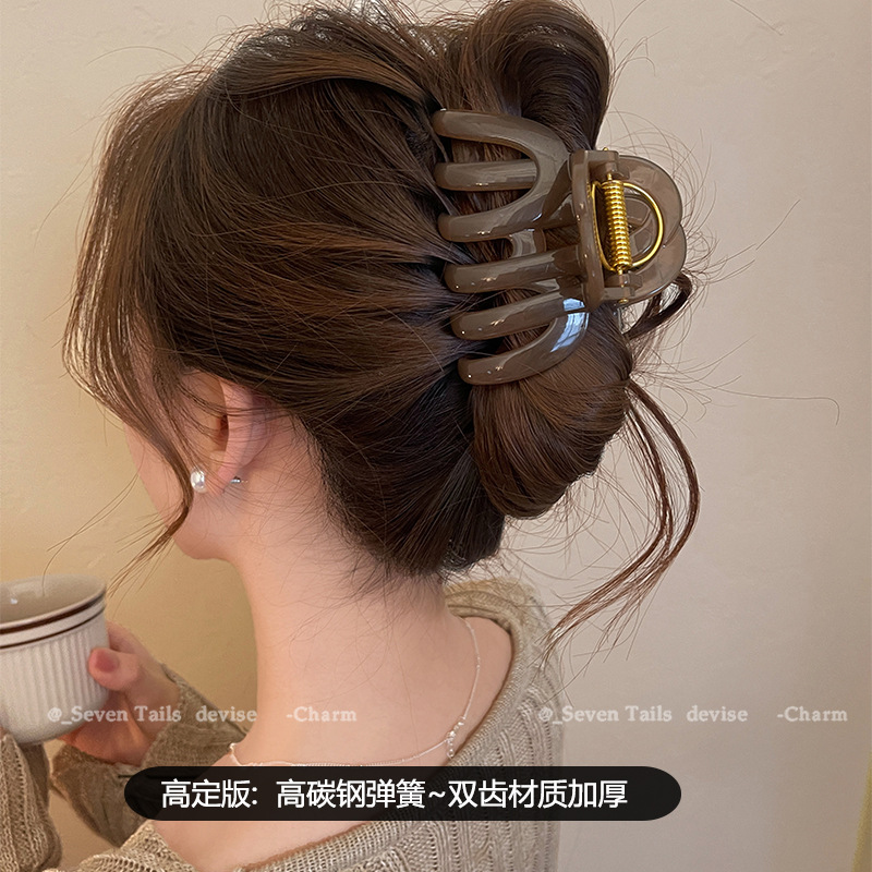 RURU轻奢设计南瓜夹大号发夹女款2025新款网红爆款发夹头饰发卡