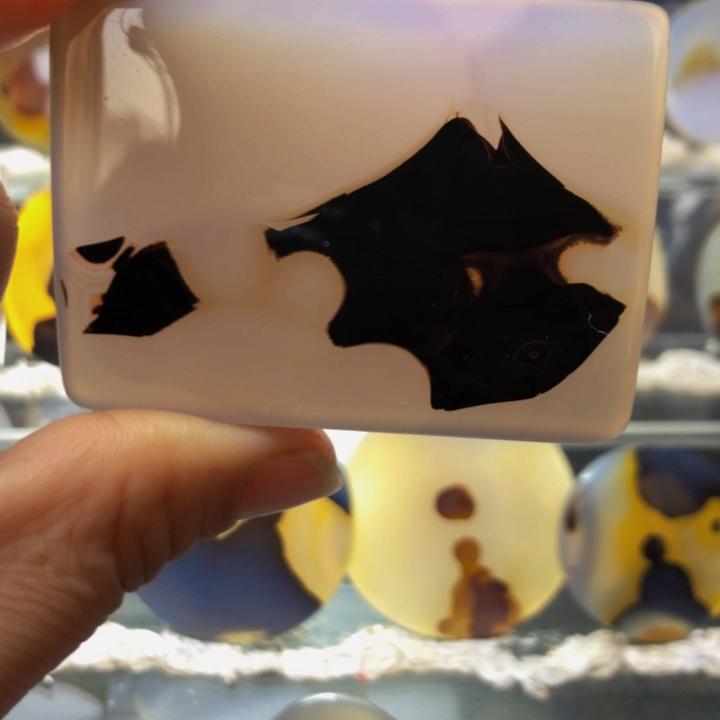 合金玛瑙/玉髓珠宝奇石211有瑕