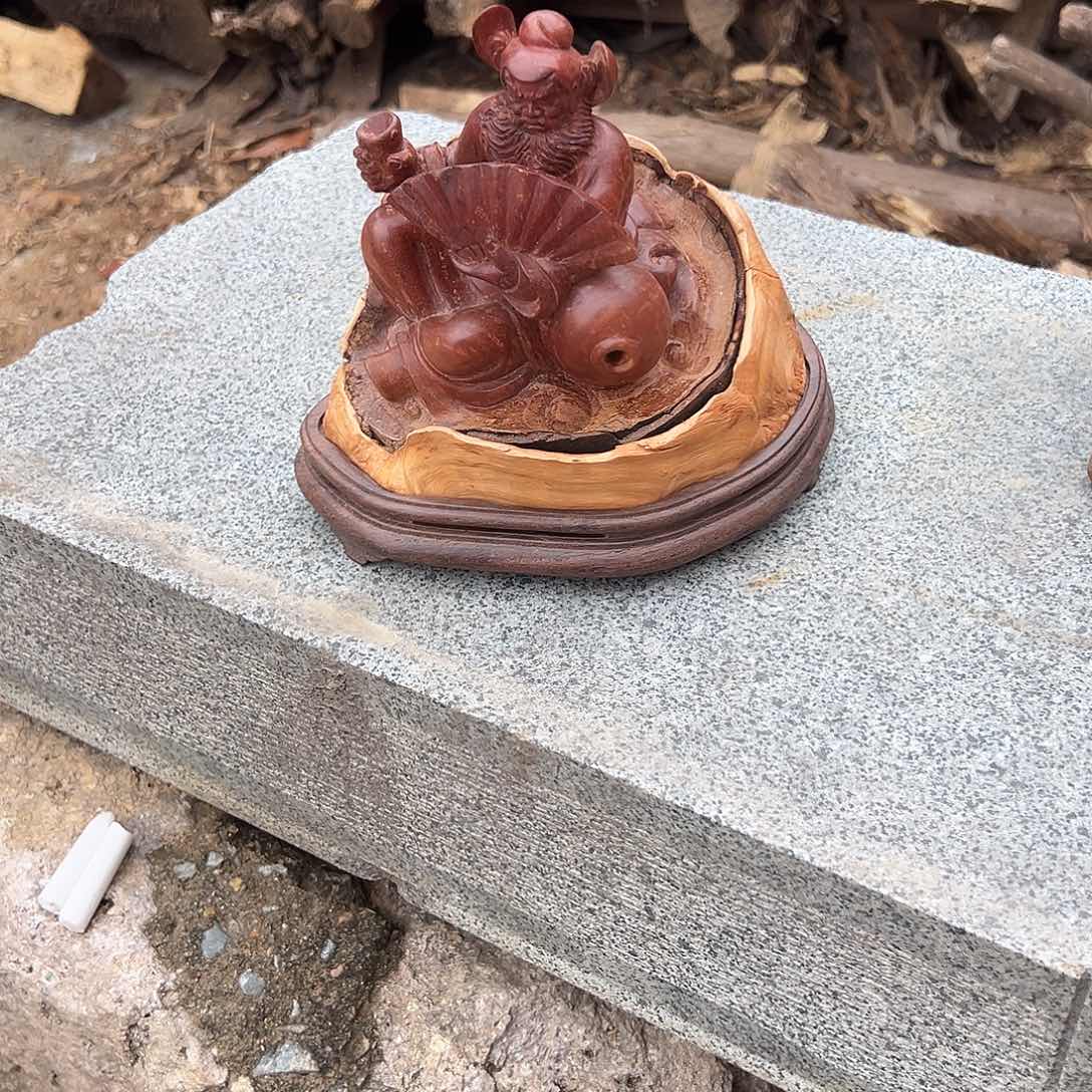 荔枝木小*儿荔枝木钟馗香炉