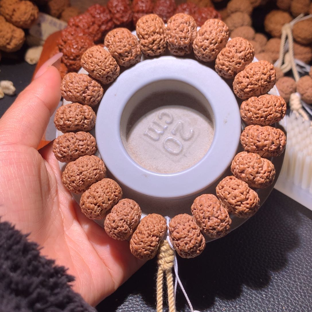 金刚菩提手串19+夹板菠萝蜜