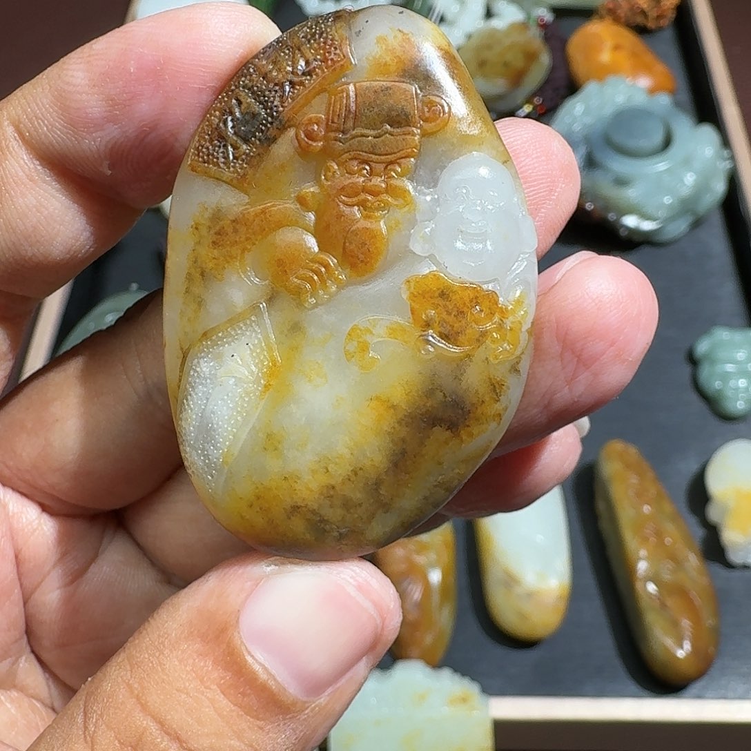 和田玉吊坠(不含链)未镶嵌