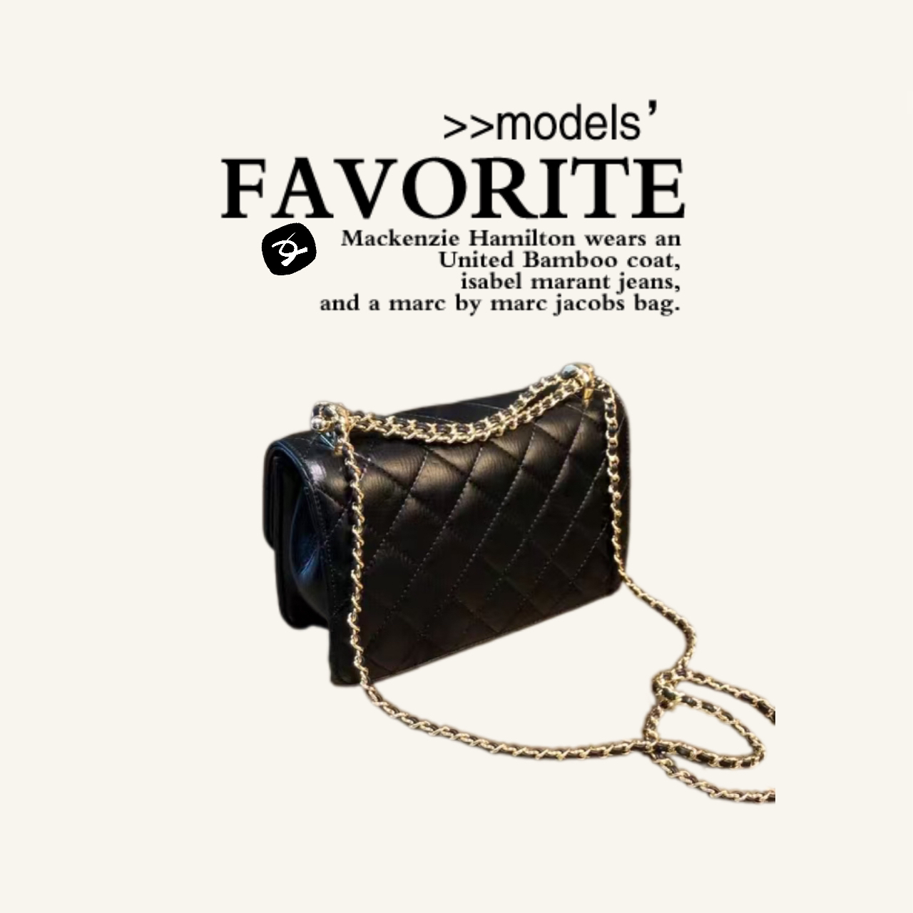 11号（6616大6615小）新款小香风24C双金珠豆腐包单肩斜挎小方包 