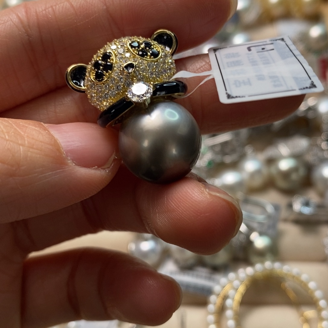 海水珍珠颈饰银S925镶嵌