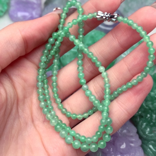 翡翠项链未镶嵌项链