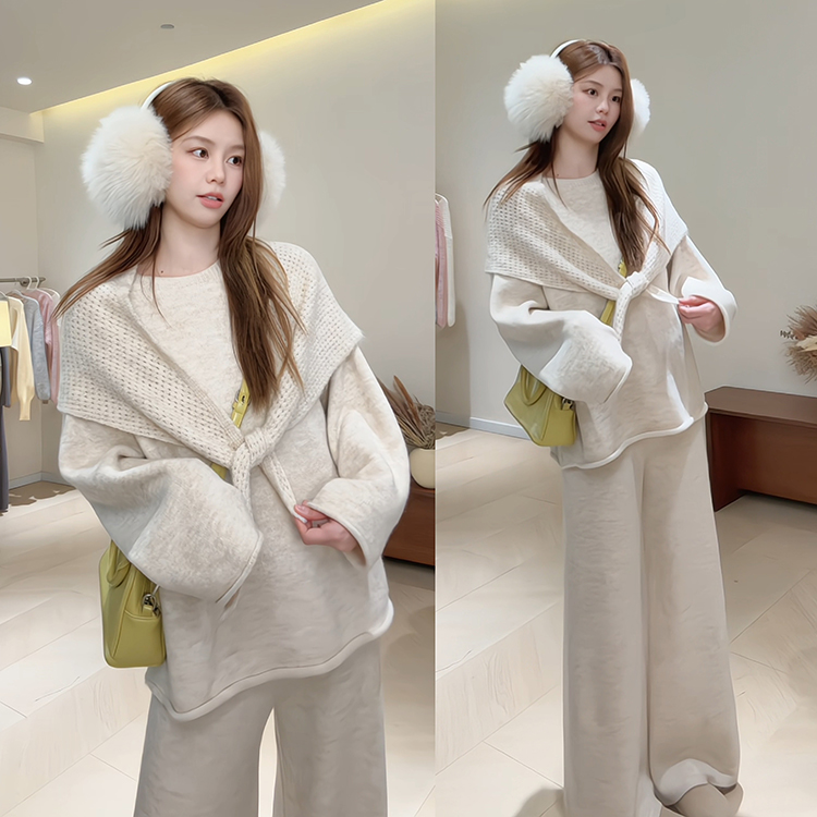 KG22松弛感懒人套装三件套配三角巾