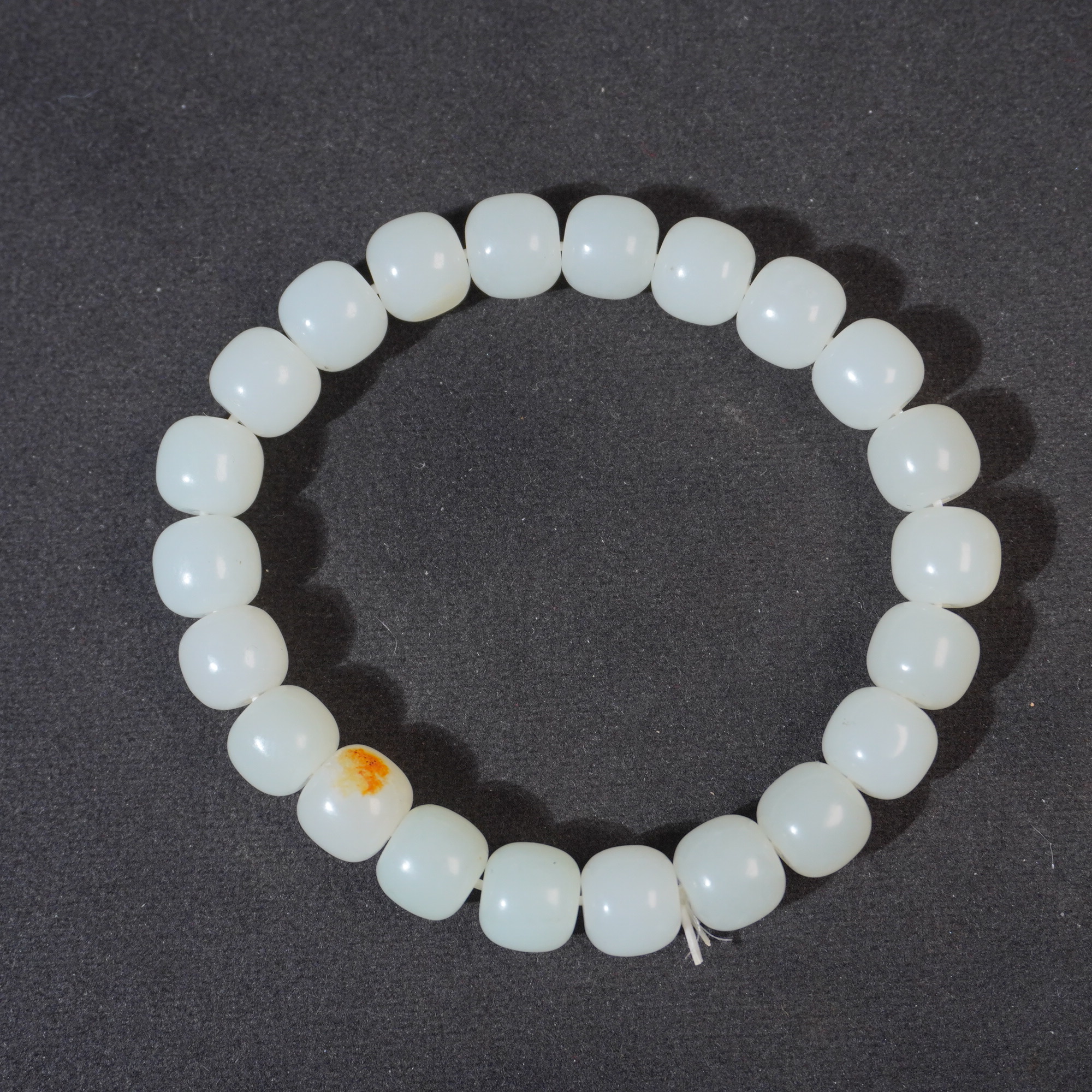 4SYK39 清 和田玉手串