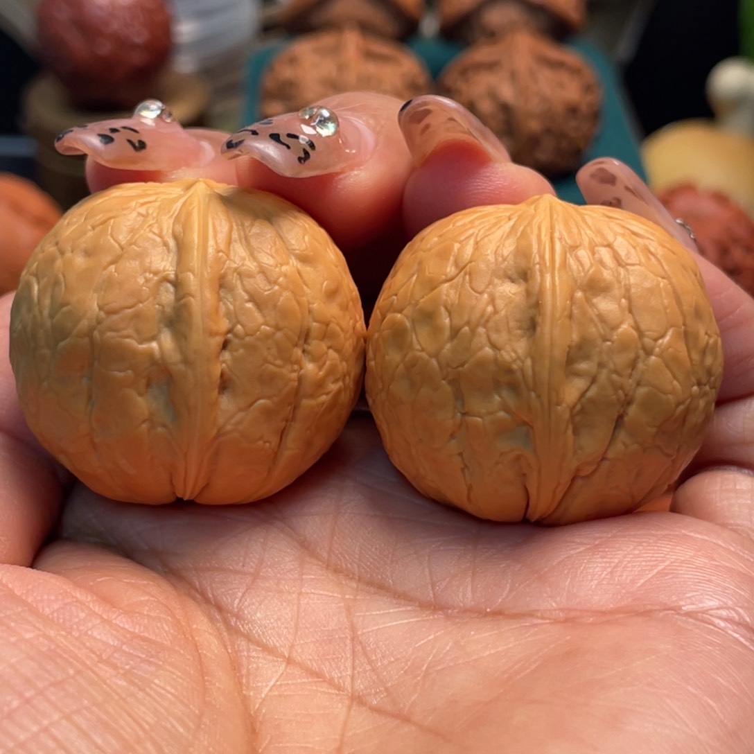 把件文玩核桃三***童手捻