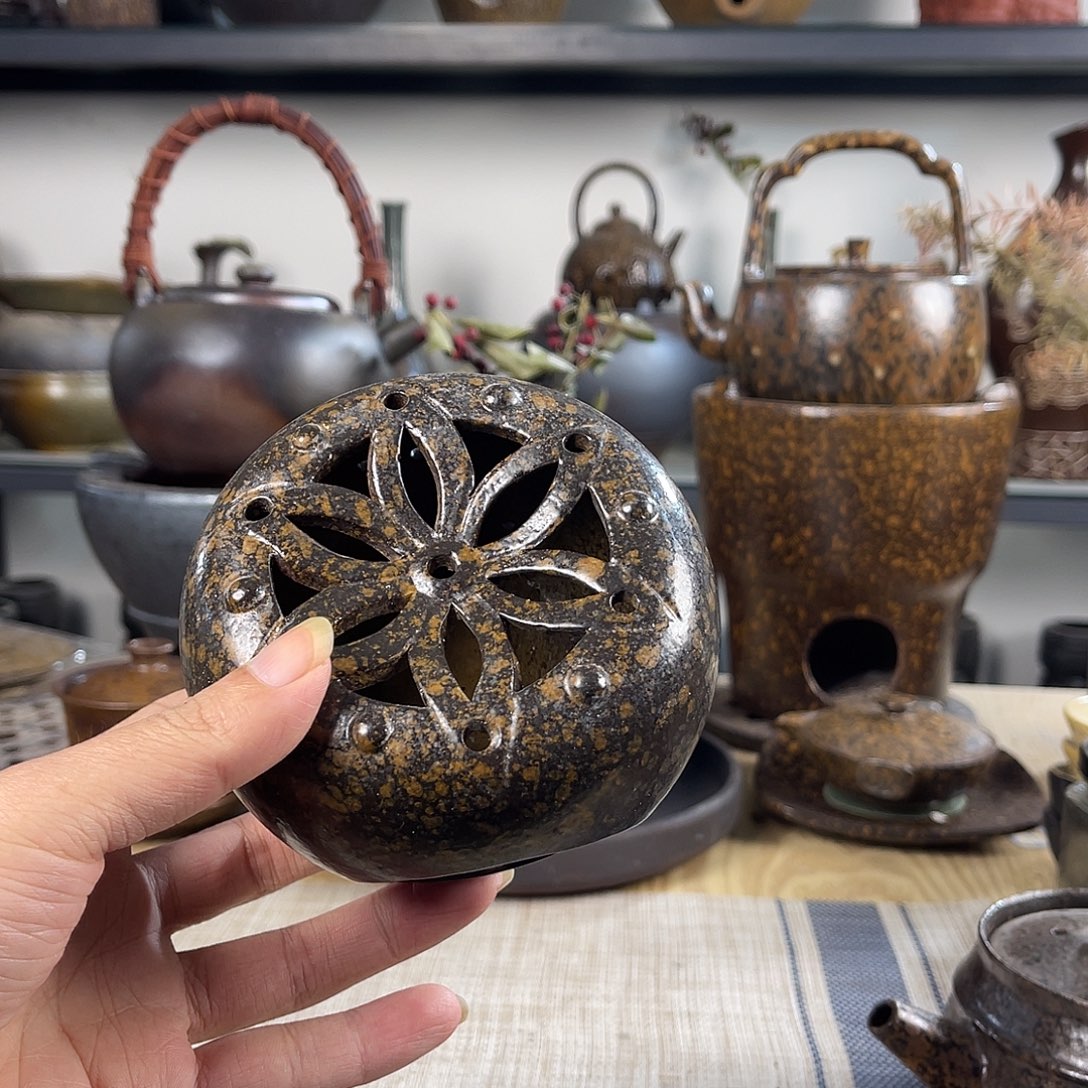 壶紫砂粗陶实用茶炉