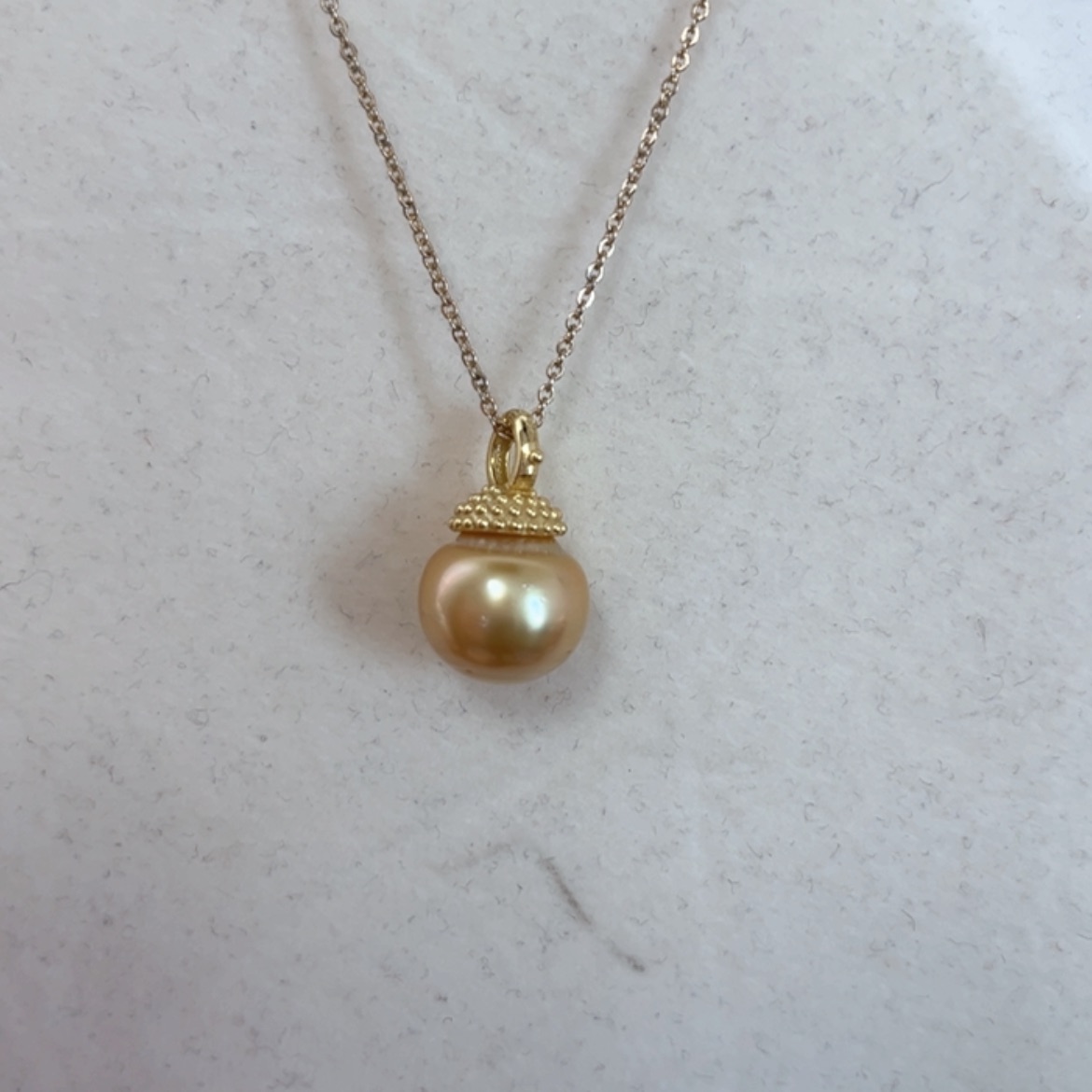 【闪购商品】银S925镶嵌颈饰海水珍珠13-14