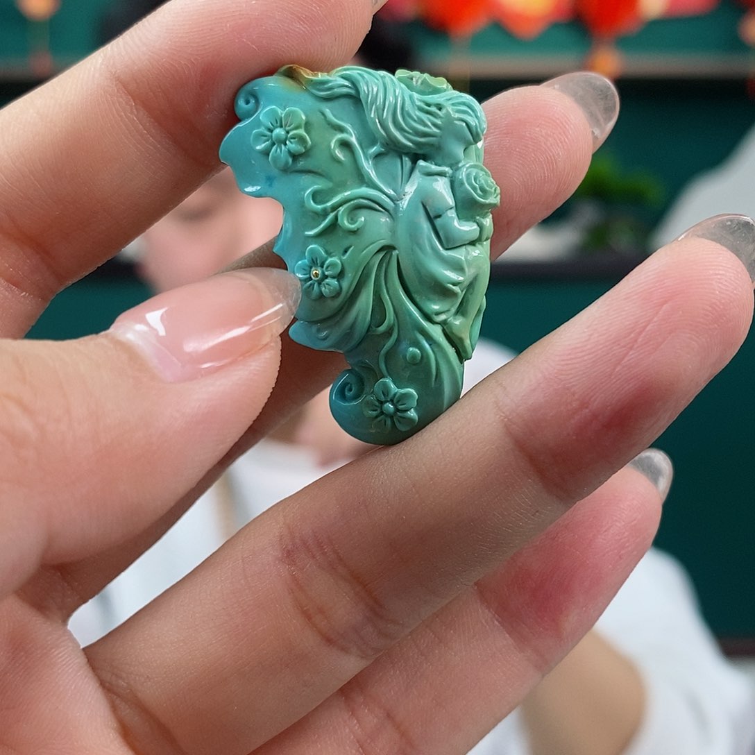 绿松石珠宝奇石未镶嵌