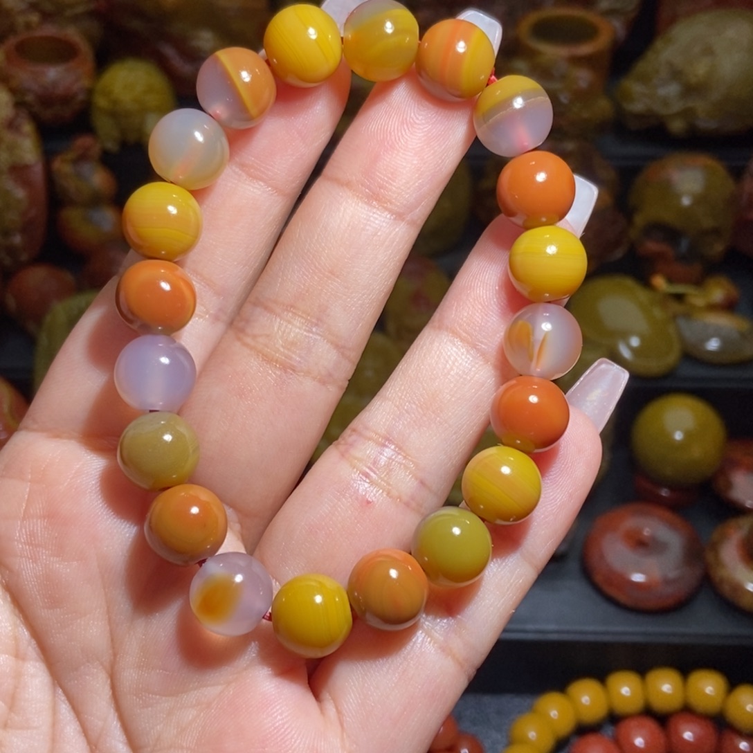 玛瑙/玉髓未镶嵌手串