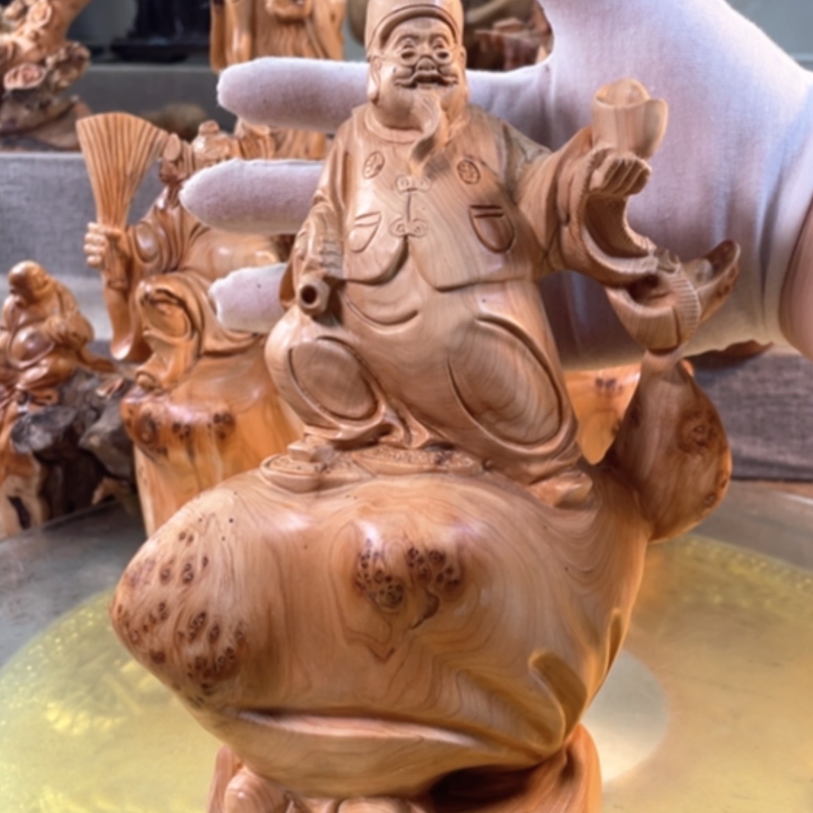 【闪购商品】柏木（崖柏）丁**贝崖柏工艺品摆件