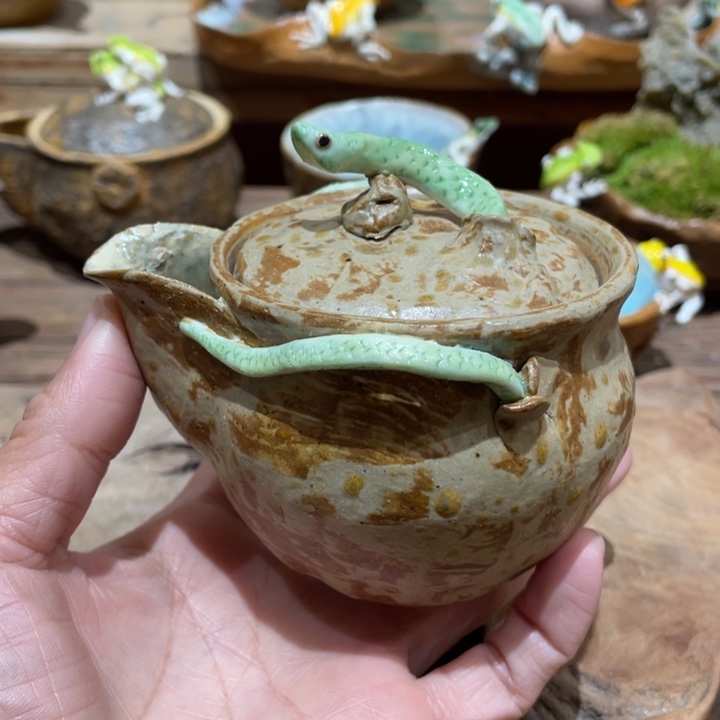 手工制作陶瓷茶具茶杯仿生茶器